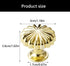 COOLHOOD Furniture Decorative Handle Modern Zincs Alloy Dressers Knob Pumpkin Pattern Bedside Cabinet Pull Easy