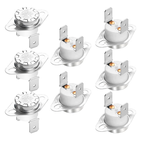 Aopin KSD301 Thermal Control Switch, Normally Closed NC 90 Degrees 250V 16A Toast Oven Thermostat - 8Pcs