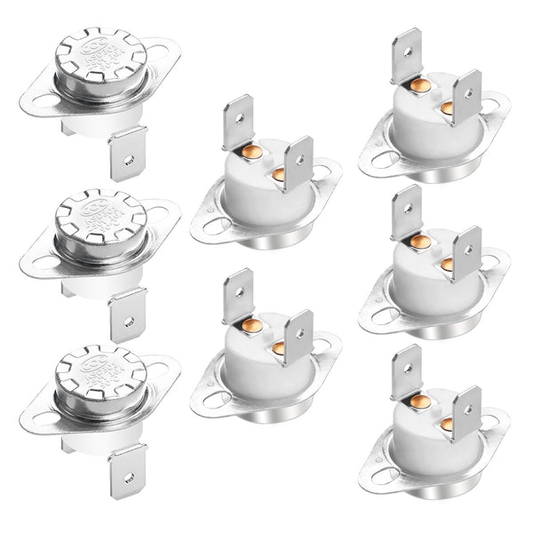 Aopin KSD301 Thermal Control Switch, Normally Closed NC 90 Degrees 250V 16A Toast Oven Thermostat - 8Pcs