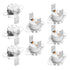 Aopin KSD301 Thermal Control Switch, Normally Closed NC 90 Degrees 250V 16A Toast Oven Thermostat - 8Pcs