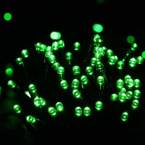 98.4ft 300 8 Solar Christmas Lights Outdoor, LED Solar Fairy String Lights Modes Waterproof Xmas Lights for Garden
