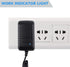 SNKIZN 12V 2A 120VAC 12VDC 5.5x2.1mm 12 2 (5pcs) Power Supply Adapter, to Transformer with DC Output Jack, Volt Amp