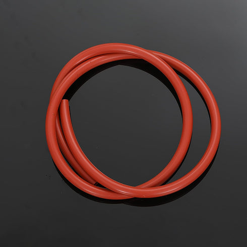 AXYGENYU 1pc 5m (16.4ft) Winemaking(4mm*8mm) Flexible Food Grade Silicone Tubing - Red Gas Hose for Pump Transfer, Home
