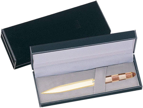 Two Toned Wooden Letter Opener, Checkboard Design