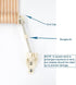 Lihopefe 5 Bungee kit Pieces, General Replacement of Outdoor Roller Shutter Door/Indoor Roller Shutter Door (Brown)