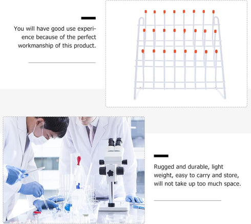 Mipcase Laboratory Drying Tray - Beaker Drying Holder, Test Tube Cup Draining Rack for Labs