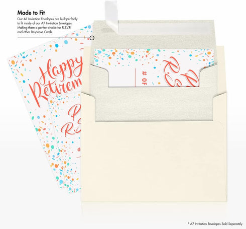 LUXPaper 4Bar A1 Invitation Envelopes | Peel & Press | 3 5/8" x 5 1/8" | Quartz Metallic | 80lb Text | 50 Count