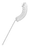 EISCO 15" Curved Flask Cleaning Brush, Twisted Stainless Steel Wire Handle for Labware, Glassware