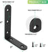 Emeroll 20 4 3 Inch PCS L Corner Brace Heavy Duty Shelf Brackets x L Joint Angle Brackets Shelf Support Corner Braces