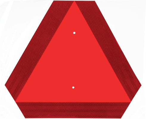 Performance Tool W1496 Reflective Triangle - Essential Safety Sign for Farm Vehicles and Equipment
