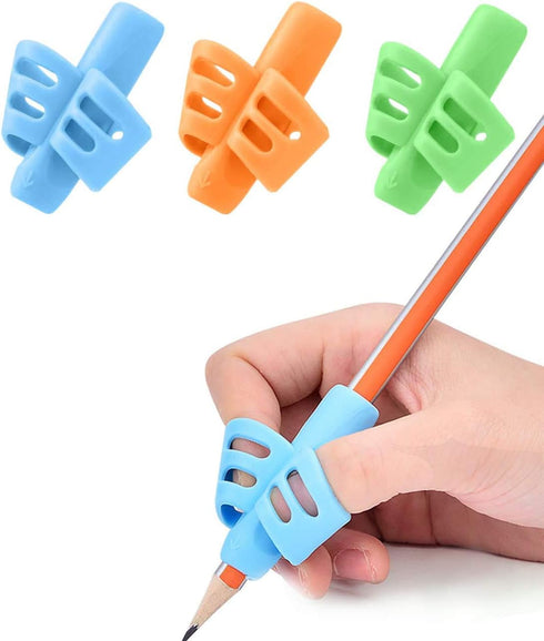 JuneLsy Pencil Grips for Kids Handwriting Pencil gripper Pencil Holder Posture Correction Training