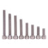 M5-0.8 x 60mm Socket Head Cap Screws, 304 Stainless Steel 18-8, Allen Socket Hex Drive, 15 PCS