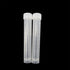 Honbay 12pcs 10ml Plastic Test Tubes, Screw Cap Vial Container with White Seal Cap