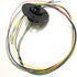 Taidacent Hollow Slip Ring Signal Power Collector Ring, 2/4/6/12 Road Conductive Electric Motor Connector
