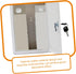 Package Zerodeko Milk Box Lock Outdoor Box Wall Mount Plastic Case for Envelopes Magazines Bottles