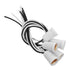5Pcs E12 Bulb OSALADI Screw Light Socket with Cord - White Holder Base for Hanging Pendant Lamps Indoor Office