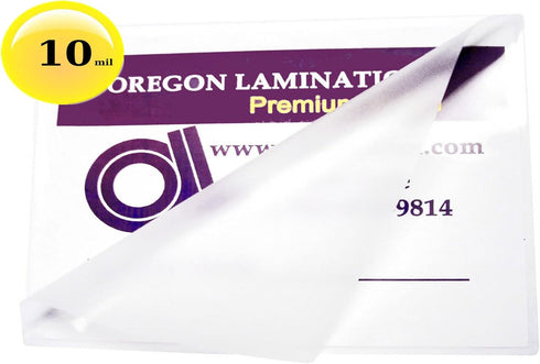 Qty 500 10 Mil Military Card Laminating Pouches - 2-5/8 x 3-7/8 Laminator Sleeves