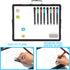 Small Dry Erase White Board - TSJ OFFICE 12" x 16" Mini Easel Desktop Double Sided Whiteboard, Portable Magnetic Board
