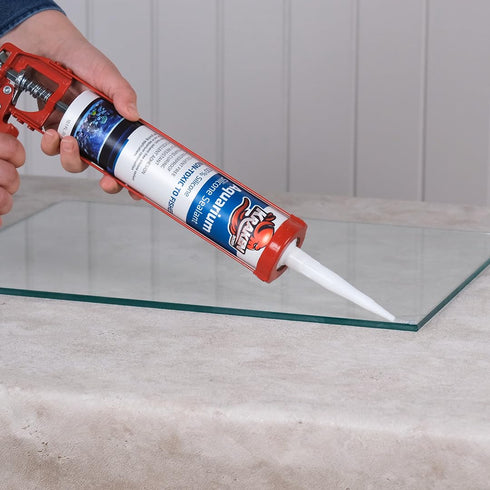 Kraken Bond Aquarium Silicone Sealant Clear - 100% Waterproof, Non-Toxic Fish Tank Safe, 2 Pack (2x10.1 fl. oz.)