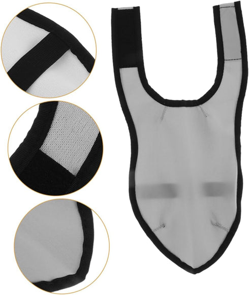 Generic 2 Pairs Reusable Non Slip Barber Shoe Covers for Hair Stylists Protective Haircut Shoe Protectors Ventilated