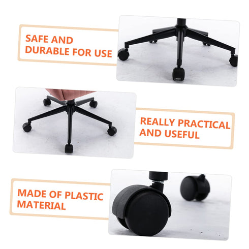 4pcs M8 DOITOOL Swivel Casters Swivel Accent Chair Office Chair Casters Office Chair Rug Wheels Rugs for Casters