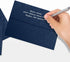 LUXPaper A7 Invitation Envelopes - Peel & Press, 5 1/4" x 7 1/4", Lapis Metallic - Stardream, 50 Qty