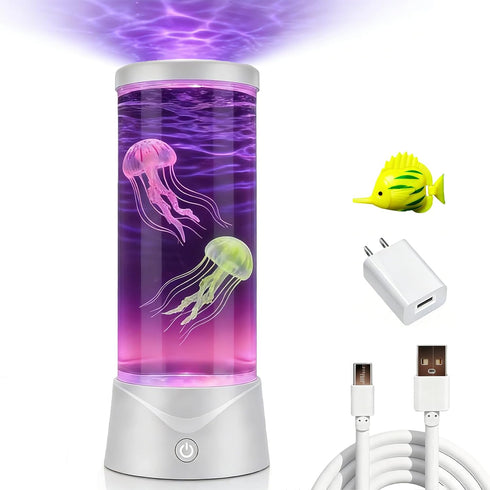 Dimind Jellyfish Lamp 7 Color Changing Effect Dancing Jelly Fish Toy Aquarium Night