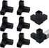 8 PCS 1''/25mm Plastic Square Tube Connector, 3-Way Side Outlet Elbow 90