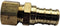 XFITTING 10 Pieces 1/2" Pex X 3/8" OD Compression Straight Adapter, Brass, NSF Certified