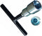 T Handle Wing Nut Driver Hand Tool for Eye Screws, C Hook Bolt, Q-Hanger, Screw Hooks, and Wing Nuts