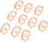 Hedgehog Shaped Paper Clips, 100Pcs Mini Cute Hollow Electroplated Metal Office Clips for Document Sorting