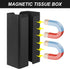 Magnetic Glove & Tissue Dispenser Holder - Adjustable Size Holds Boxes of Gloves, Towels, Wipes, Tissues - Mount onto a
