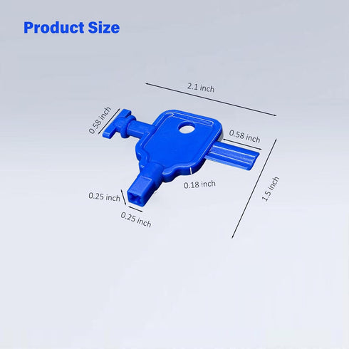 3-in-1 Dispensers.Blue,Pack 1 Plastic Dispenser Key Suitable for Toilet Paper Dispensers,Paper Towel Dispensers
