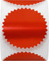 Hybsk 300pcs Bright Red Notary Seals, 2 Inch Embossing Stickers, Certificate Sealing Labels with Serrated Edge