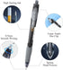 M&G Gel Pens Set, 0.5mm Black Ink Medium Point, 30 PCS Gel Ink Retractable Rollerball Pens for Writing