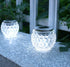 yuans 2 Pack) Solar Table Light, Solar Mosaic Lights Color Changing Solar Glass Ball Garden Lights Waterproof Solar