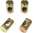 RLECS 12pcs M8 Pozidriv Hammer M8 20mm Slotted Barrel Nuts Cross Dowels Slotted Nuts Horizontal Hole Nut Embedded Nut