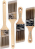Vermeer Paint Brushes 4-Pack - Angle Brushes in Assorted Sizes for All Latex and Oil Paints & Stains