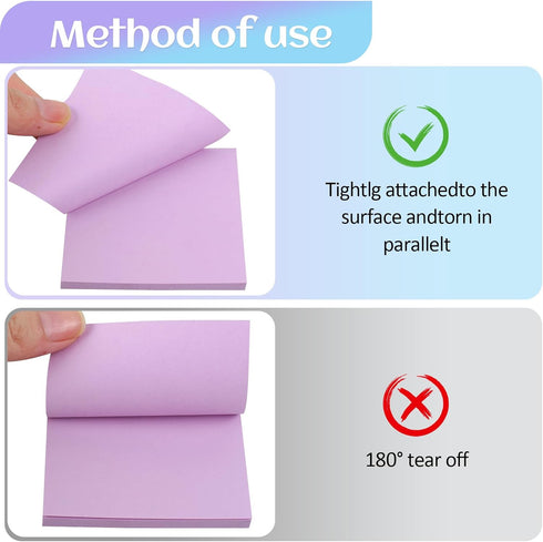 Joyberg 18 Pads Sticky Notes, 3x3” Aesthetic Notes, 9 Colors for Office, School, Home Desks