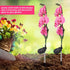 Yosoo Garden Solar Lights, Waterproof Moth Orchid Shape Light-Activated LED Pathway Light