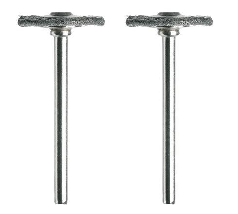 Dremel 428-02 Carbon Steel Brushes, 3/4" Diameter - 2 Pack