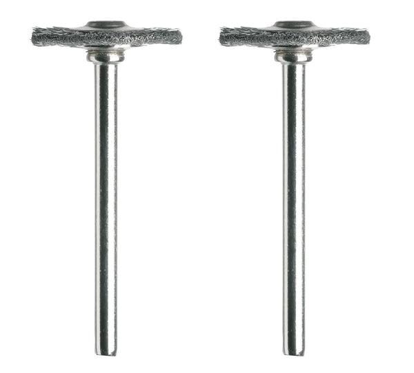 Dremel 428-02 Carbon Steel Brushes, 3/4" Diameter - 2 Pack