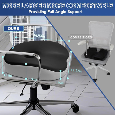 ACBAGI Coccyx,Tailbone Seat Cushions,Comfort Memory Foam Cushion for Office Chair,Car Seat, Donut Cushion for Pain