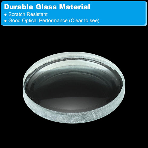 PATIKIL 3 Pack Double Concave Lens, 3" (75mm) Focal Length, 30mm Diameter, 4mm Height, Clear Glass