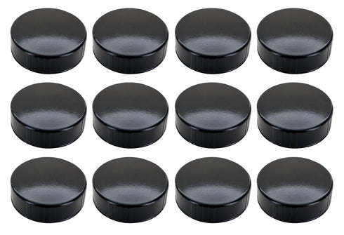 4340AX12 38mm Poly Seal Screw Caps, Fits Most 1/2 & 1 Gallon Jugs, Bag of 12