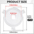 CTEAKOP 6 E27 Pcs Lamp Shade Adapter Ring, Lamp Shade Ring, Lamp Shade Adapter Ring Reducer, Plastic Lamp Shade Adapter