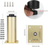 ALturN 4 8 cm (8 cm/3.1 inches, Bed Leg Screw,Furniture Legs,Sofa Legs, pcs Sofa Feet, Table Legs, Adjustable Metal