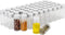 30Pcs 10ml Glass Vials with Aluminium Cap, Small Clear Sample Bottles with Screw Caps