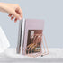 Abaodam Retractable Metal Bookend Desk Organizer Rose Gold Heart Design Multi-Function Office Student Book Holder