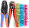 HKS Crimping Tool for Heat Shrink Connectors with 280PCS Marine Grade Heat Shrink Connectors